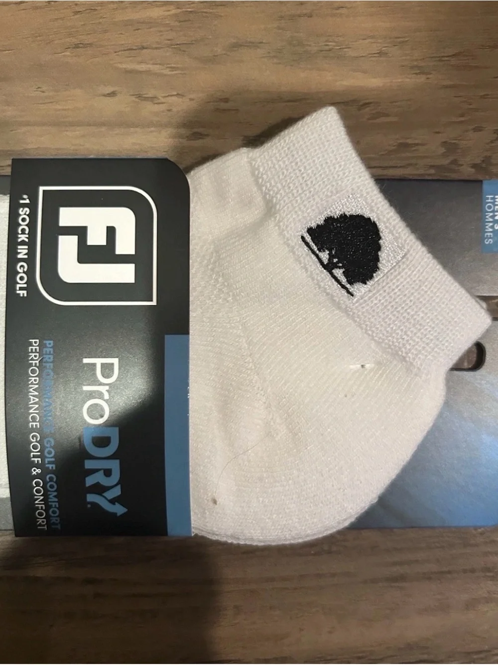 Under Armour White Men's Athletic No-Show Socks w/ Oak Tree Embroidered Logo⛳️